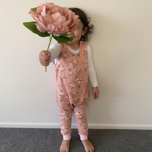 Long Leg Rompers - Floral