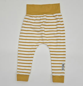 Harem Pants - Mustard Stripes