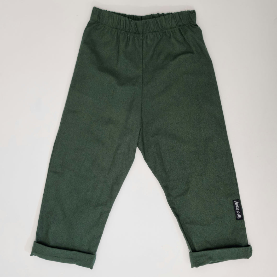 Trousers - Plain Green