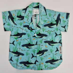 Short Sleeve Shirt - Whales