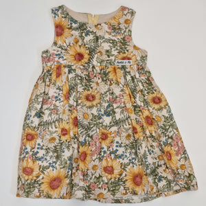 Zip Dress - Sunflower (Rayon)