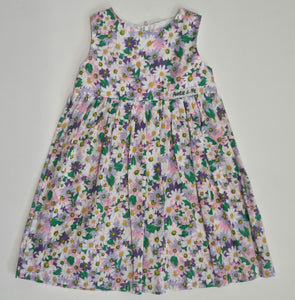 Zip Dress - Bright Daisy Floral