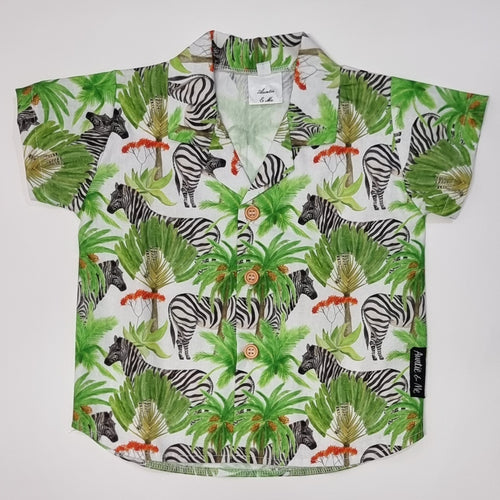 Short Sleeve Shirt - Zebra