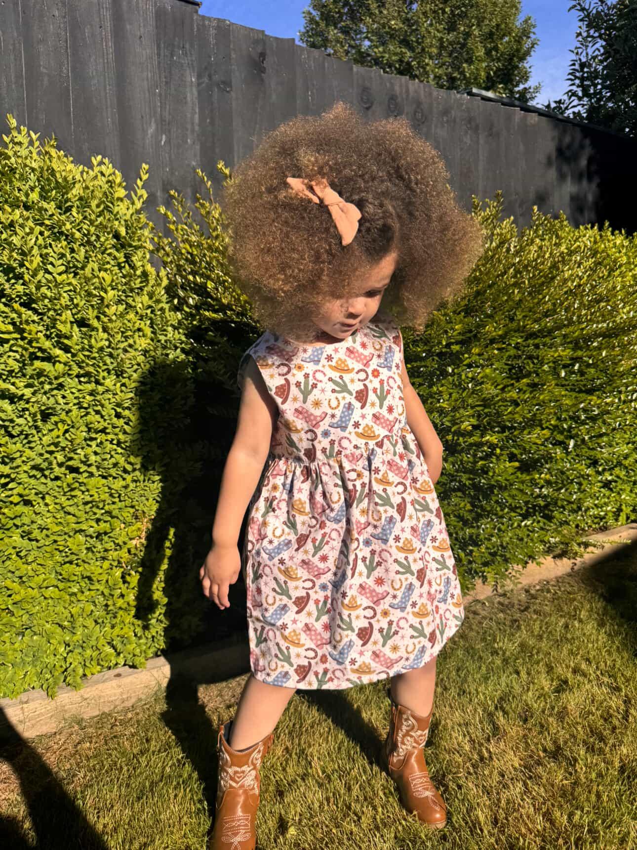 Classic Dress - Strawberries and Cowboys