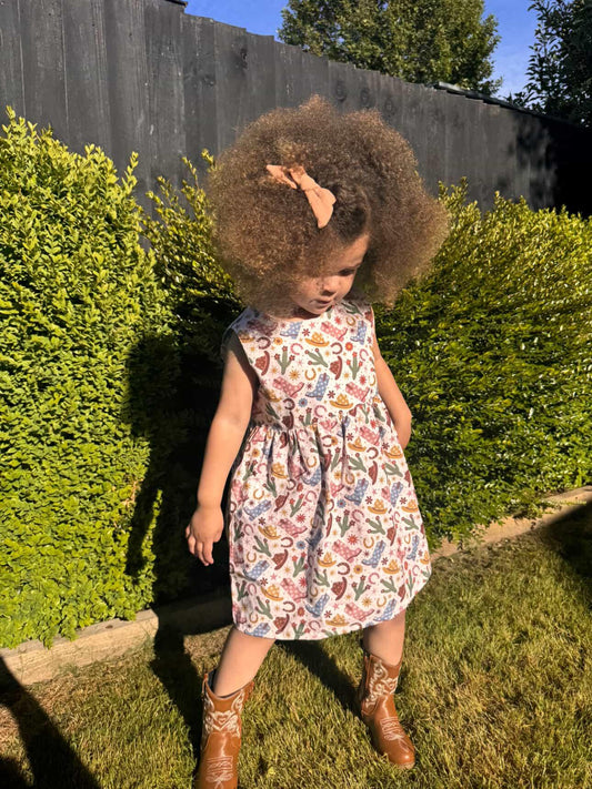 Classic Dress - Strawberries and Cowboys