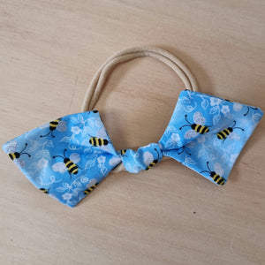 Bow Headband - Busy Bees